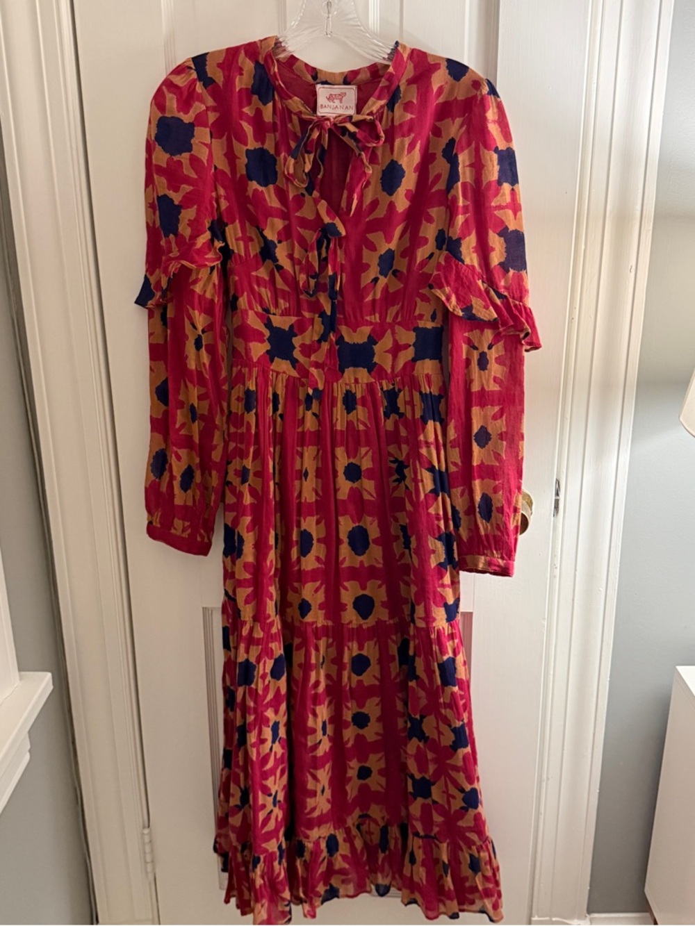 Banjanan Shibori Style Blockprint Dress | Small